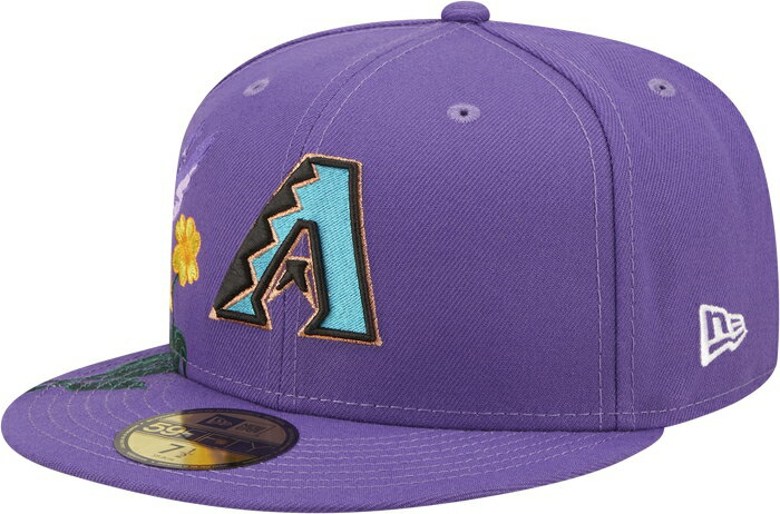 ダイヤモンドバックス キャップ キャップ 帽子 メンズ 紫 パープル ニューエラ MEN'S 【 NEW ERA NEW ERA DIAMONDBACKS 59FIFTY BLOOMING FLORAL FITTED CAPS - / PURPLE 】 バッグ メンズキャップ 帽子
