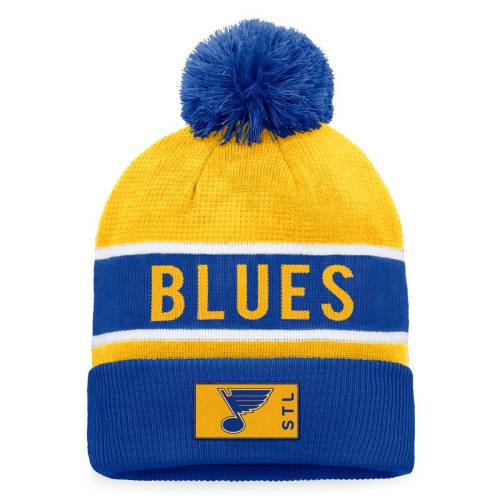 ファナティクス ブルース オーセンティック プロ ニット メンズ 青色 ブルー MEN'S 【 FANATICS BLUES AUTHENTIC PRO RINK KNIT HAT - / BLUE 】 バッグ キャップ 帽子 メンズキャップ 帽子 キャップ