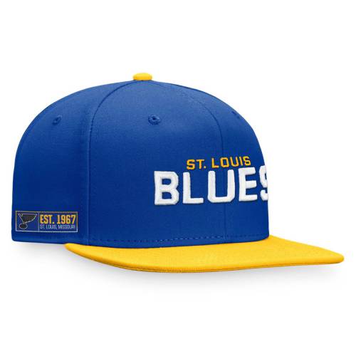 ファナティクス ブルース スナップバック バッグ メンズ 青色 ブルー MEN'S 【 FANATICS BLUES ICONIC COLOR BLOCKED SNAPBACK HAT - / BLUE 】 キャップ 帽子 メンズキャップ 帽子 キャップ