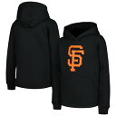 アウタースタッフ ジャイアンツ チーム ロゴ フーディー パーカー 黒色 ブラック ジュニア キッズ 【 OUTERSTUFF GIANTS TEAM PRIMARY LOGO PULLOVER HOODIE - BOYS' GRADE SCHOOL / BLACK 】 ベビー マタニティ トッ