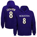 アウタースタッフ レイブンズ フーディー パーカー 紫 パープル ジュニア キッズ 【 OUTERSTUFF RAVENS MAINLINER PULLOVER HOODIE - BOYS' GRADE SCHOOL / PURPLE 】 ベビー マタニティ トップス