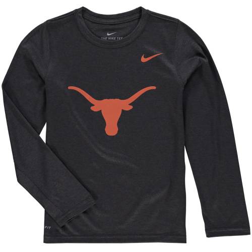 ナイキ テキサス レジェンド ロゴ スリーブ Tシャツ 灰色 グレー 長袖 ジュニア キッズ 【 NIKE TEXAS LEGEND LOGO LONG SLEEVE T-SHIRT - BOYS' GRADE SCHOOL / GREY 】 ベビー マタニティ トップス カットソー