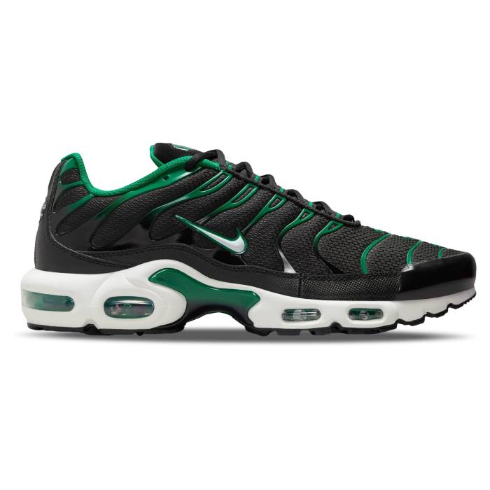 ナイキ Nike 【 Air Max Plus Men's Black/White/Malachite 】 エアマックスプラス 靴 メンズ靴 スニーカー メンズ 黒色 ブラック 白色 ホワイト