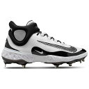 ナイキ Nike 【 Alpha Huarache Elite 4 Mid Cleats Men's White/Black 】 アルファ Huarache ハ...