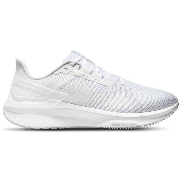 ナイキ Nike 【 Air Zoom Structure 25 Men's White/White/Pure Platinum 】 ズーム スポーツ アウトドア ランニング マラソン シューズ メンズシューズ メンズ 白色 ホワイト ピュア Platinum プラチナム