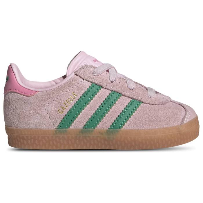 ǥ Adidas Originals  Gazelle Girls' Toddler Court Green/Clear Pink...