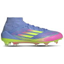 アディダス Adidas 【 F50 Pro Mid Firm Ground Women's Blue Fusion/Lucid Lemon/Lucid Pin...