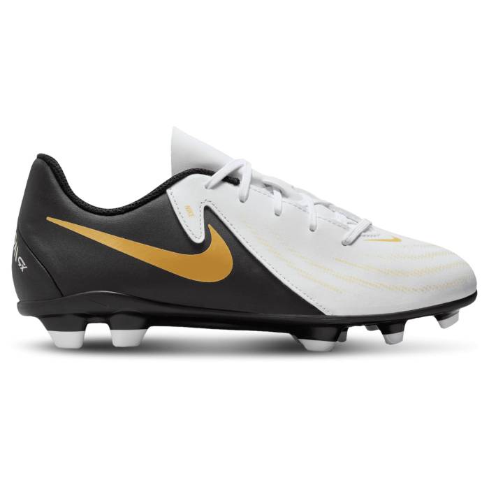 ナイキ Nike 【 Jr Phantom Gx Ii Club Fg/Mg Boys' Grade School Black/White/Metallic Gold Coin 】 ..