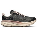 Hoka 【 Clifton 9 Girls' Grade School Quartzite/Obsidian 】 キッズ ベビー マタニティ キッズファッション 靴 スニーカー