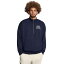 アンダーアーマー Under Armour 【 Icon Heavyweight Terry Os 1/2 Zip Men's Midnight Navy/Summit Wh..