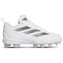 アディダス Adidas 【 Adizero Instinct Molded Dugout Women's White/Team Light Grey/Blac...