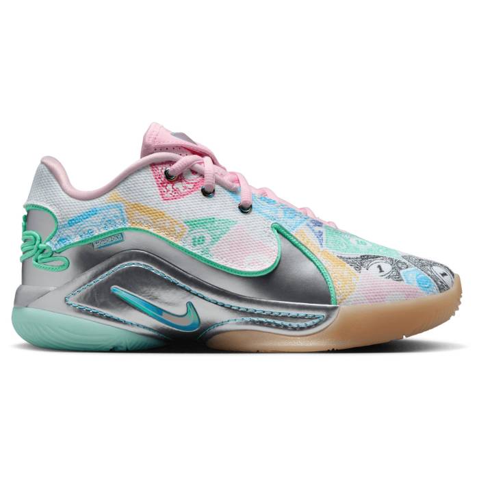 ʥ Nike  Lebron Xxii Monopoly Boys' Grade School White/Baltic Blue/M...