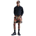 ナイキ Nike 【 Club Flow Shorts Trbl Men's Off Noir/Orange 】 クラブ フローレス ショーツ メンズファッション ズボン パンツ メンズ orange 橙・オレンジ
