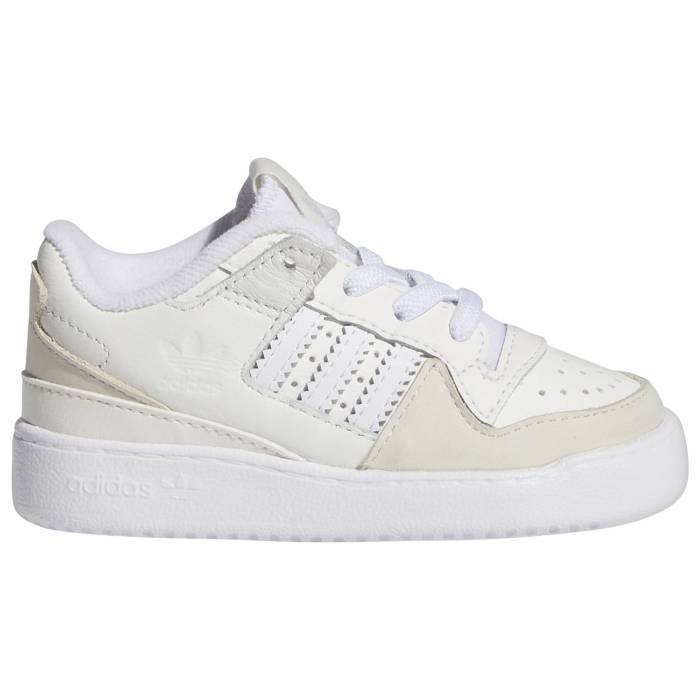 アディダス Adidas Originals 【 Forum Low Boys' Toddler White/White 】 フォーラム キッズ ベビー ..