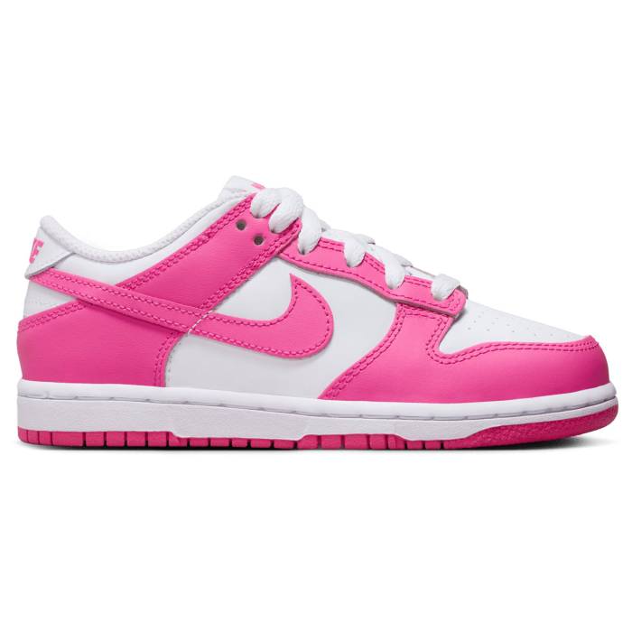 楽天スニケスナイキ Nike 【 Dunk Low Girls' Preschool Laser Fuchsia/White 】 ダンクロー キッズ ベビー マタニティ キッズファッション 靴 スニーカー Laser レーザー 白色 ホワイト