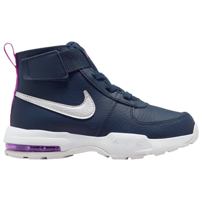ナイキ Nike 【 Air Max Goaterra 2.0 Boys' Preschool Midnight Navy/Metallic Silver/Pure Platinum ..