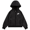 ナイキ Nike 【 Windrunner Jacket Boys' Toddler Black/White 】 Windrunner ウィンドランナー Jac...
