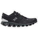 オン On 【 Cloud X 3 Women's Black/Black 】 スポーツ アウトドア ランニング マラソン シューズ レディースシューズ レディ...