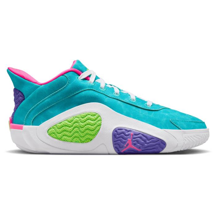 楽天スニケスナイキ ジョーダン Jordan 【 Tatum 2 Gpx Boys' Grade School Teal/Green/Pink 】 キッズ ベビー マタニティ キッズファッション 靴 スニーカー green 緑・グリーン pink ピンク