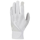 ナイキ Nike 【 Alpha Batting Gloves Men's White/White/White 】 アルファ バッティング 手袋 スポーツ アウ...