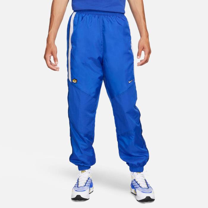 ʥ Nike  Nsw Tuned Air Woven Track Pants Men's White/Blue  Woven ...
