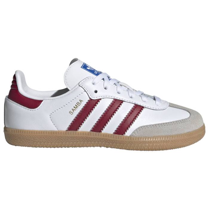 楽天スニケスアディダス Adidas Originals 【 Samba Boys' Preschool Tan/White/Maroon 】 サンバ キッズ ベビー マタニティ キッズファッション 靴 スニーカー 白色 ホワイト マルーン