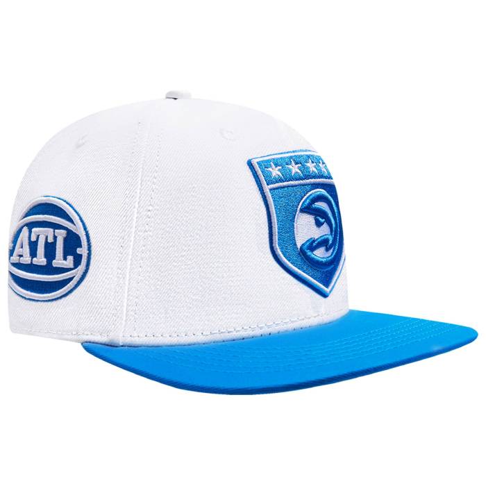 ץ Pro Standard  Hawks Military Pinch Front Snapback Hat Men's ...