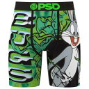 Psd 【 Looney Bugs Underwear Men's Green/Grey/Black 】 アンダーウェア 下着 メンズファッション ズボン パンツ メンズ green 緑・グリーン 灰色 グレー 黒色 ブラック