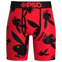 Psd 【 Playboy Ao Model Valentine's Day Underwear Men's Black/Red 】 アンダーウェア 下着 メンズファッション ズボン パンツ メンズ 黒色 ブラック Red 赤・レッド