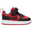 ナイキ Nike 【 Court Borough Low Recraft Boys' Toddler Red/White/Black 】 コート キッズ ベビー...