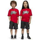 アディダス Adidas Originals 【 Graphic T-Shirt And Shorts Set Boys' Preschool Black/Better Scarlet 】 グラフィック Tシャツ ショーツ キッズ ベビー マタニティ キッズファッション その他 黒色 ブラック