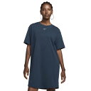 ナイキ Nike 【 Nsw Essential Short Sleeve Dress T-Shirt Women's Armory Navy/Sail 】 Sleeve スリーブ ドレス Tシャツ レディースファッション ドレス レディース 紺色 ネイビー