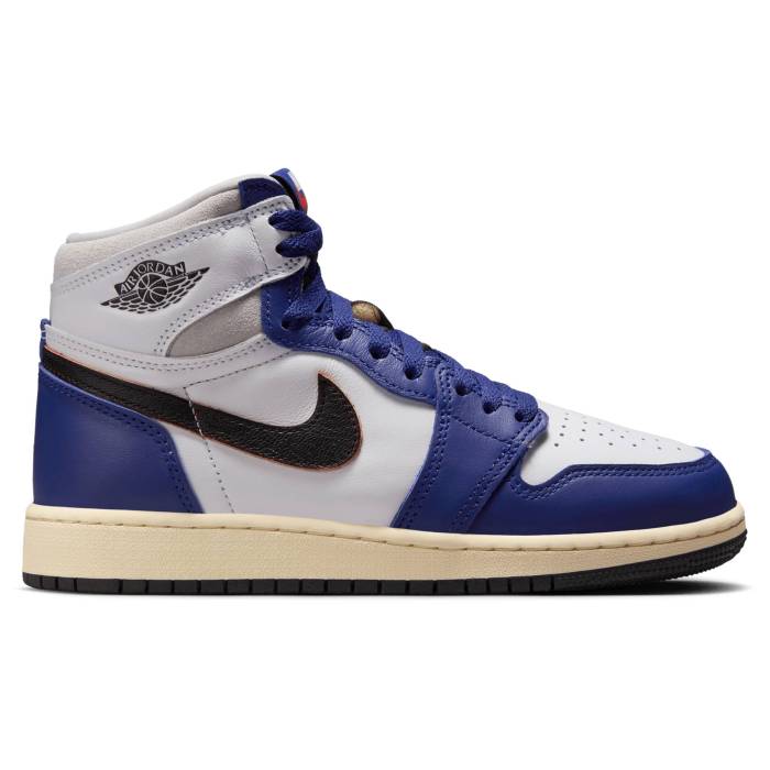 ʥ 硼 Jordan  Retro 1 High Og Boys' Grade School White/Neutral Grey/Black  ȥ ϥ å ٥ӡ ޥ˥ƥ åեå  ˡ  ۥ磻  졼  ֥
