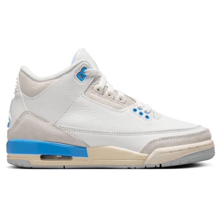楽天スニケスナイキ ジョーダン Jordan 【 Retro 3 Boys' Grade School Summit White/Hydrogen Blue 】 レトロ キッズ ベビー マタニティ キッズファッション 靴 スニーカー 白色 ホワイト 青色 ブルー