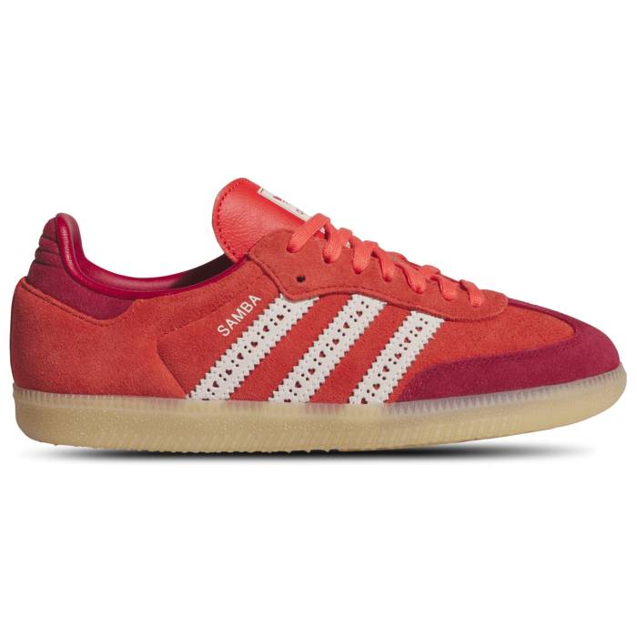 楽天スニケスアディダス Adidas Originals 【 Samba Girls' Grade School Red/Red/White 】 サンバ キッズ ベビー マタニティ キッズファッション 靴 スニーカー Red 赤・レッド 白色 ホワイト