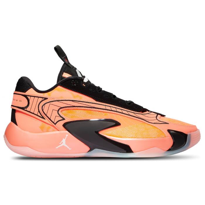 ʥ 硼 Jordan  Luka 2 Boys' Grade School Bright Mango/Barely Green...