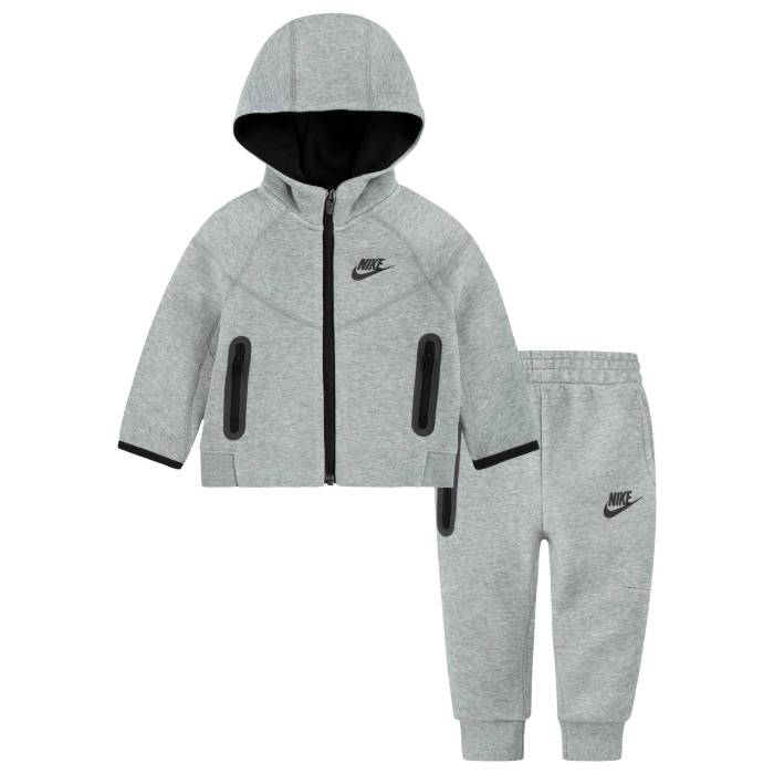 ʥ Nike  Tech Fleece Full-Zip Hoodie Set Boys' Infant Dark Grey Heat...