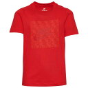 ナイキ Nike 【 Monogram T-Shirt Boys' Grade School Red/Red 】 Tシャツ キッズ ベビー マタニティ キッズファッション トップス Tシャツ カットソー Red 赤・レッド