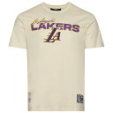 プロスタンダード Pro Standard 【 Lakers World Of Basketball T-Shirt Men's Eggshell/Multi ...