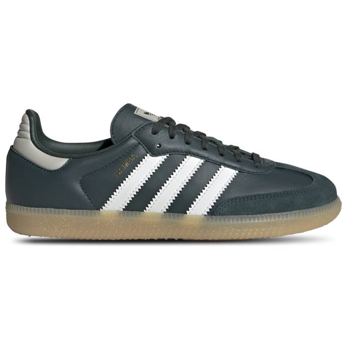 楽天スニケスアディダス Adidas Originals 【 Samba Boys' Grade School Off White/Mineral Green/Putty Grey 】 サンバ キッズ ベビー マタニティ キッズファッション 靴 スニーカー 白色 ホワイト green 緑・グリーン 灰色 グレ