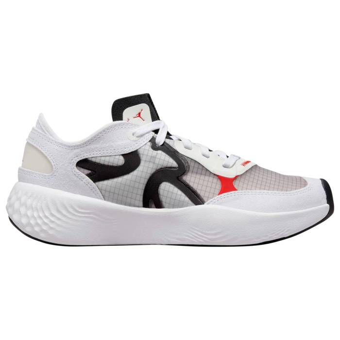 楽天スニケスナイキ ジョーダン Jordan 【 Delta 3 Low Boys' Grade School Summit White/White/University Red 】 キッズ ベビー マタニティ キッズファッション 靴 スニーカー 白色 ホワイト Red 赤・レッド