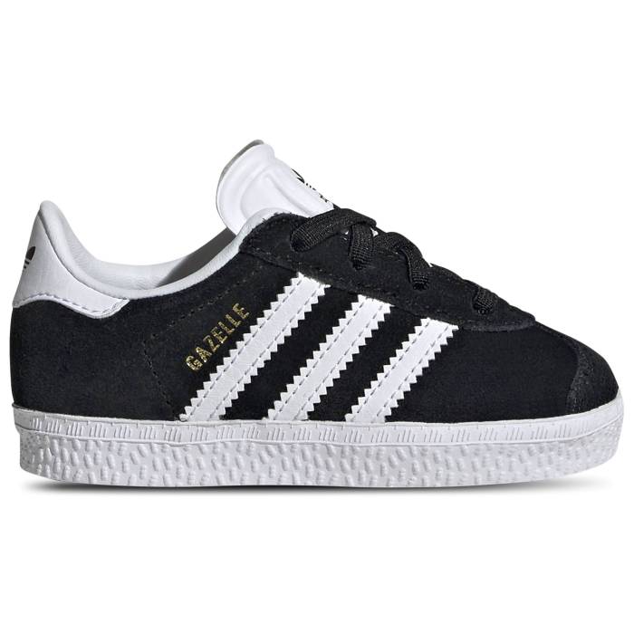 アディダス Adidas Originals 【 Gazelle Boys' Toddler White/Black/White 】 ガゼル キッズ ベビー ..