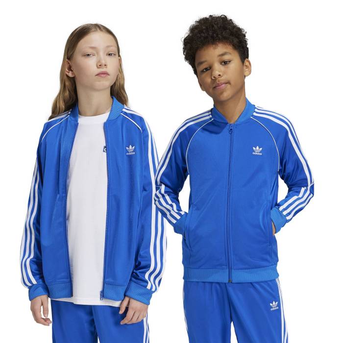 ǥ Adidas Originals  Superstar Track Top Boys' Grade School Blue ...