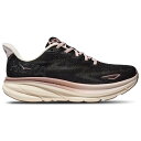 Hoka 【 Clifton 9 Women's Quartzite/Obsidian 】 スポーツ アウトドア ランニング マラソン シューズ レディースシュ...