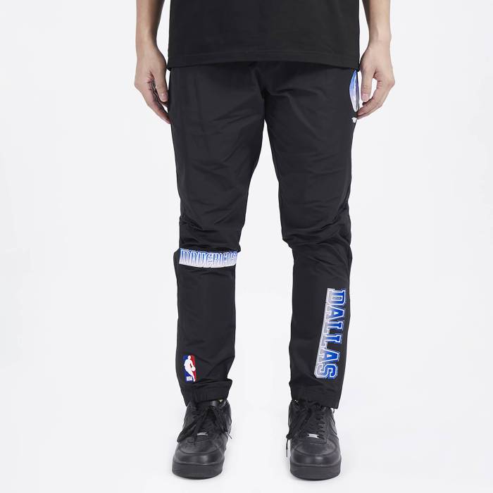 プロスタンダード Pro Standard 【 Mavericks Os Letters Woven Pants Men's Black/Black 】 マーベリックス Woven ウーブン メンズファッション ズボン パンツ メンズ 黒色 ブラック(4)