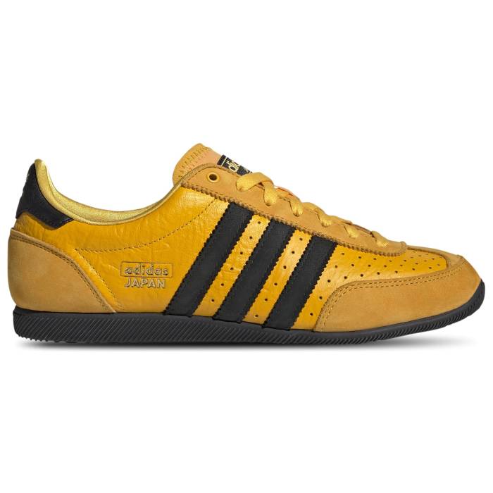 アディダス Adidas Originals 【 Japan Women's Crew Yellow/Black/Gold Metallic 】 靴 レディース靴 スニーカー レディース クルー yellow 黄色・イエロー 黒色 ブラック ゴールド(4)