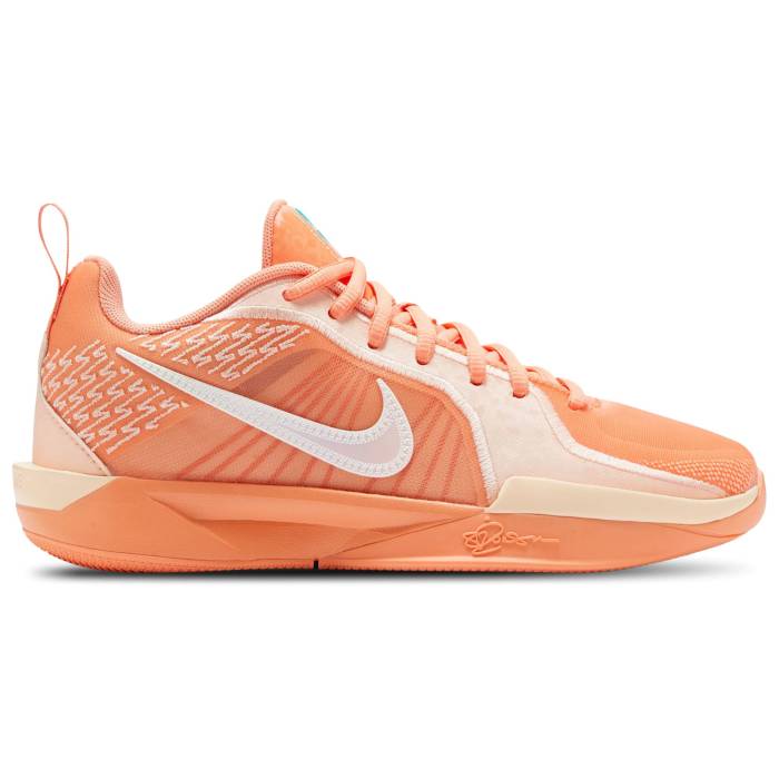 ʥ Nike  Sabrina 2 Girls' Grade School Apricot Agate/Light Bone  ...