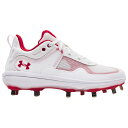 アンダーアーマー Under Armour 【 Glyde Mt Women's White/White/Red 】 スポーツ アウトドア 野球 ソフトボール ...