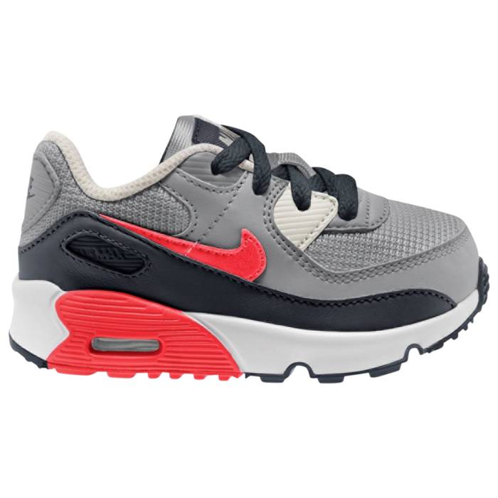ʥ Nike  Air Max 90 Leather Boys' Toddler Dark Obsidian/Bright Crims...