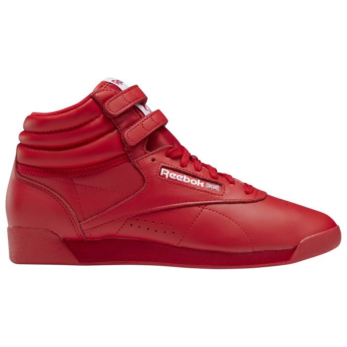 リーボック Reebok 【 Freestyle Hi Women's Red/Red 】 フリースタイル 靴 レディース靴 スニーカー レディース Red 赤・レッド